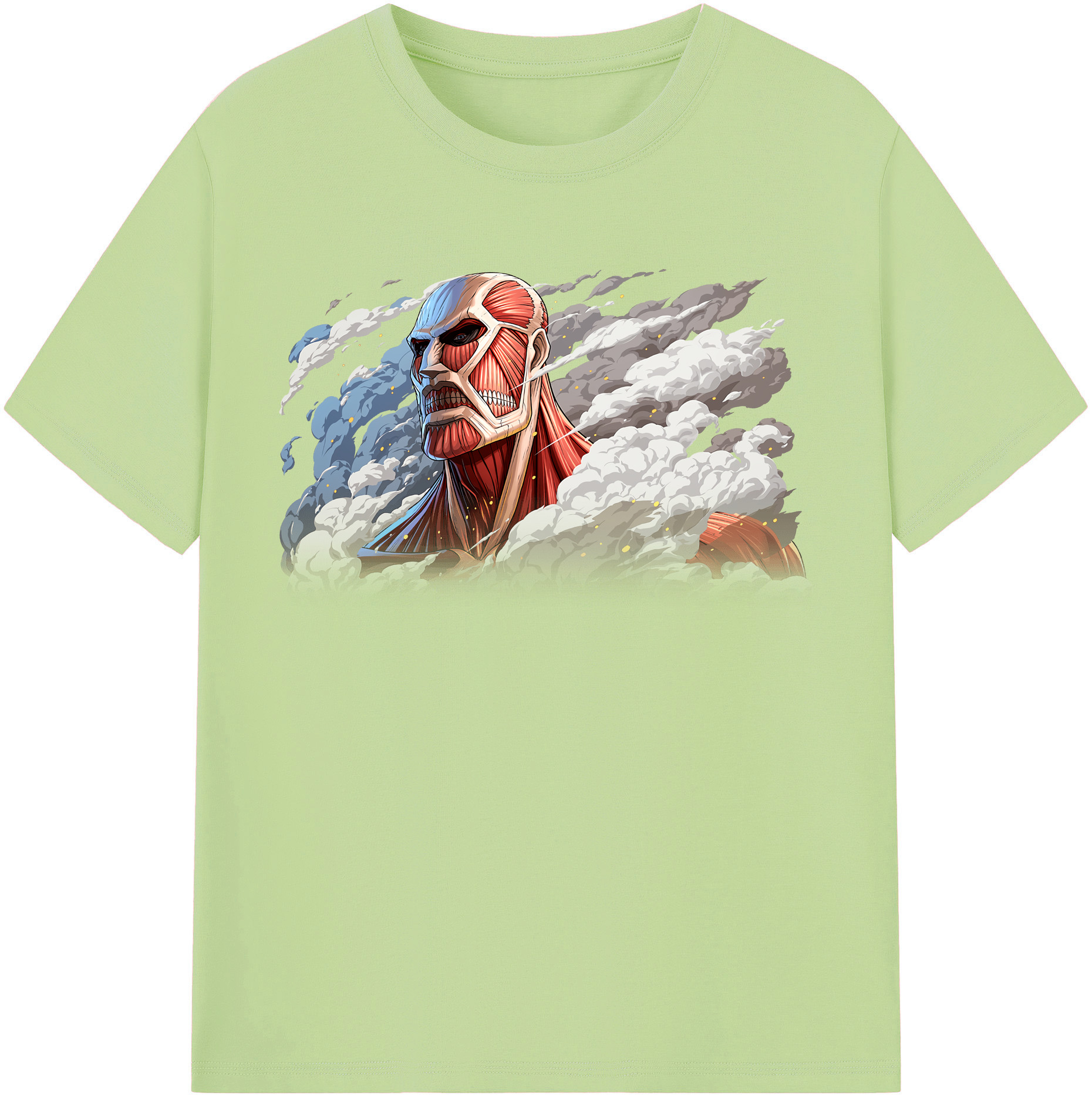 （画像用） 進撃の巨人 Attack on Titan 綿100％半袖Tシャツ（フロントプリント）